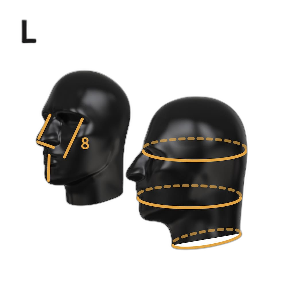 THE RUBBER PRISONER Anatomical Latex Mask