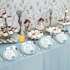 Dhnvcud 180PCS One Silly Goose Party Supplies – Serves 60, Goose Theme Plates & Napkins Kit