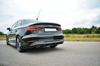 Maxton Design - CENTRAL REAR SPLITTER AUDI S3 8V FL SEDAN