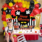 Dilyreke 1st Birthday Mouse Theme Party Decorations – Banner, Balloons & Supplies