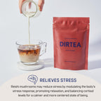DIRTEA Reishi Mushroom Powder - 60g | 2,000mg per Serving | Organic, Vegan & Non-GMO | Sleep, Immune & Stress Support