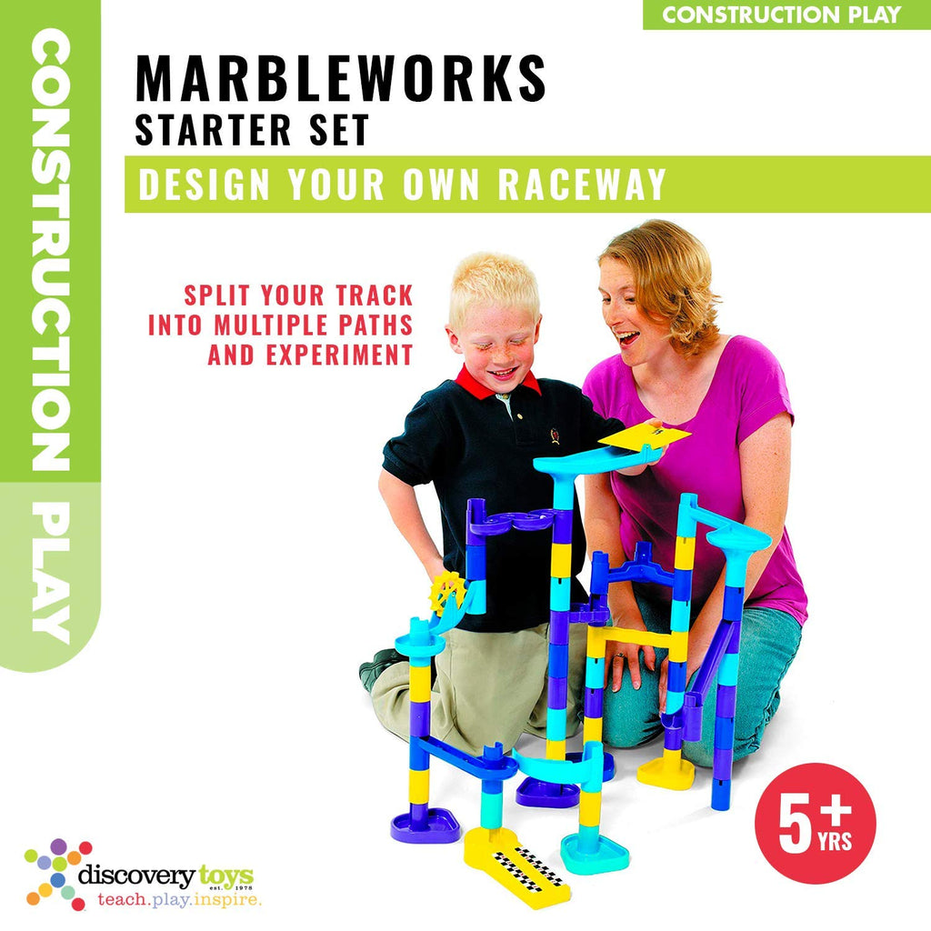 Discovery Toys Marbleworks Marble Run Starter – STEM Toy for Kids 5+ | Kid-Powered Learning
