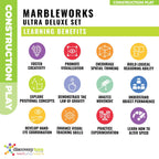 Discovery Toys MARBLEWORKS Marble Run Ultra Deluxe Set | STEM Building Toy for Ages 5+