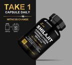 DLNIA Shilajit 9-in-1 Capsules – Organic Himalayan Complex (Ashwagandha, Sea Moss, Turmeric) – Vegan, Lab-Tested – 90 Capsules