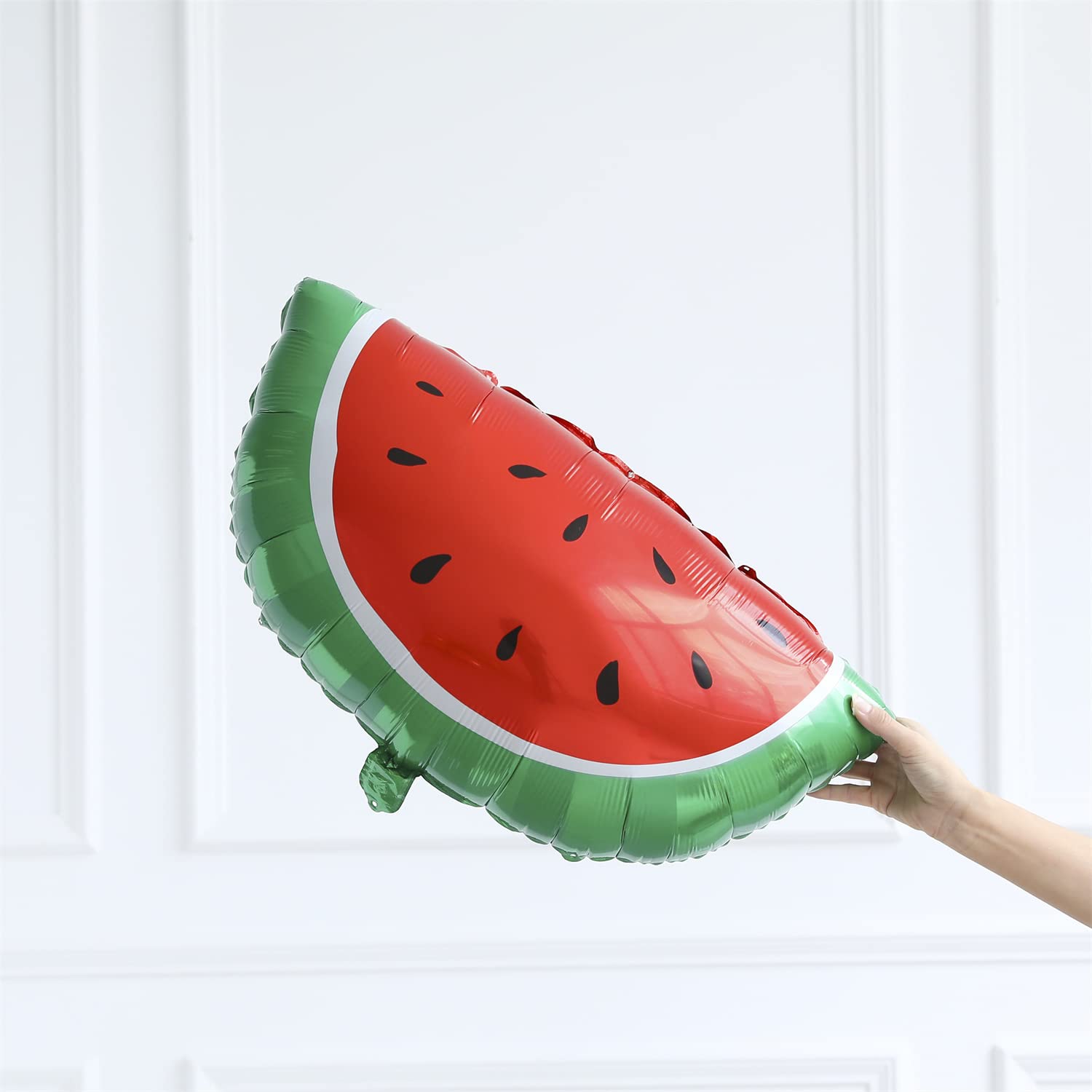DNBOD 145Pcs Watermelon Balloon Arch Garland Kit – Green & Red Latex + Foil Balloons