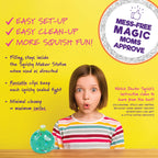 Doctor Squish Squishy Maker Refill Pack | 10 Clear TPR Balloons & 10 Reusable Clips