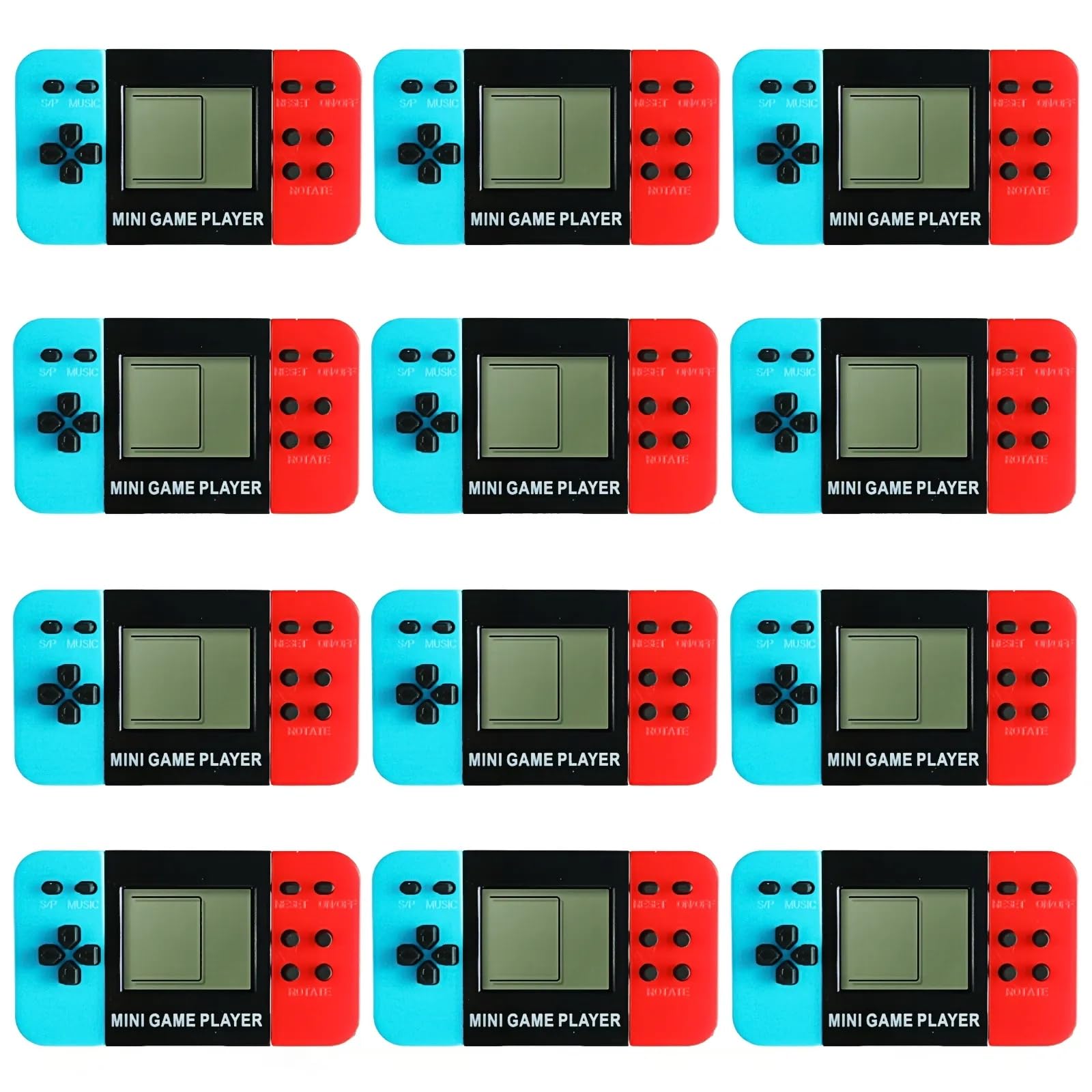 DOEA 12Pcs Video Game Party Favors – Arcade Keychains for Kids (Bulk)