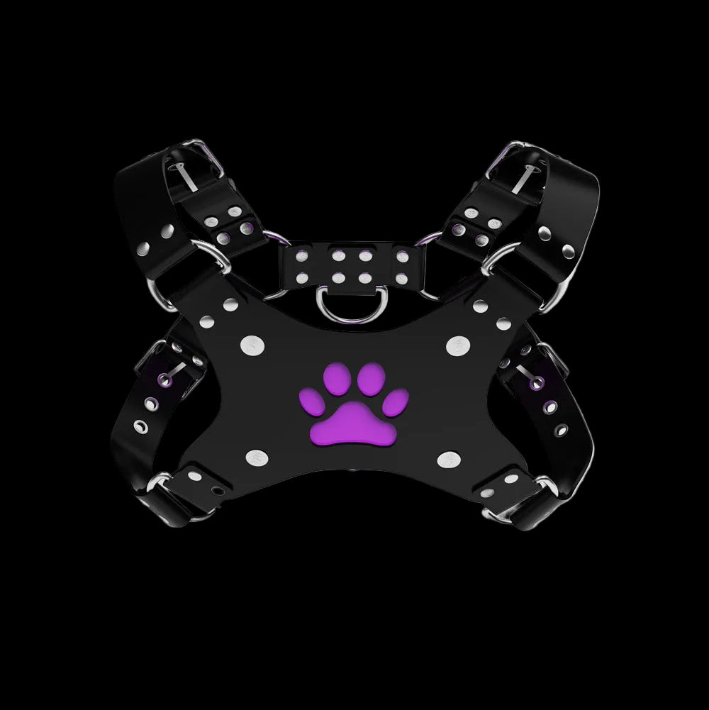 Puppy Paw Silicone Chest Harness