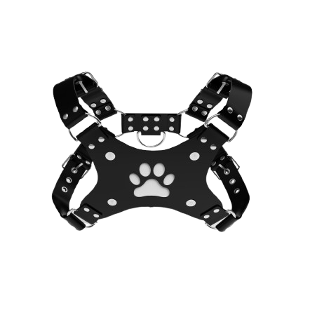 Puppy Paw Silicone Chest Harness