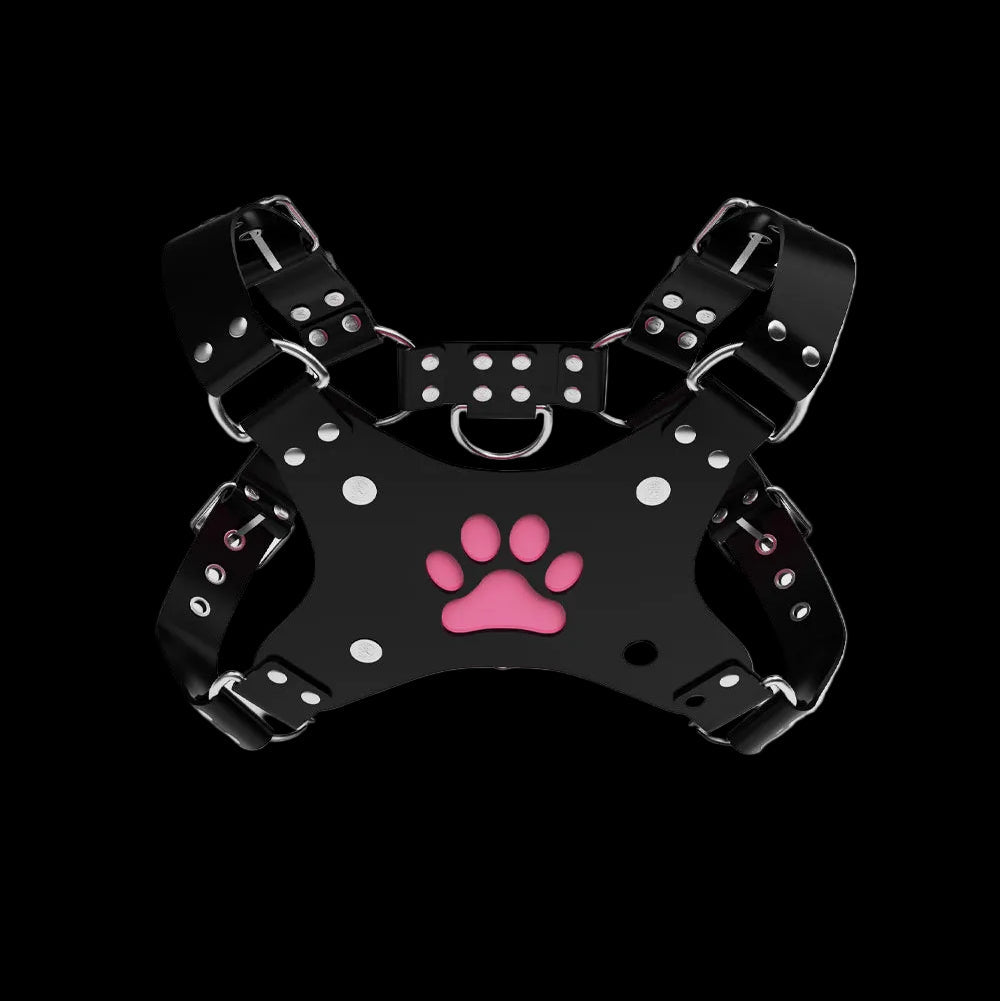 Puppy Paw Silicone Chest Harness