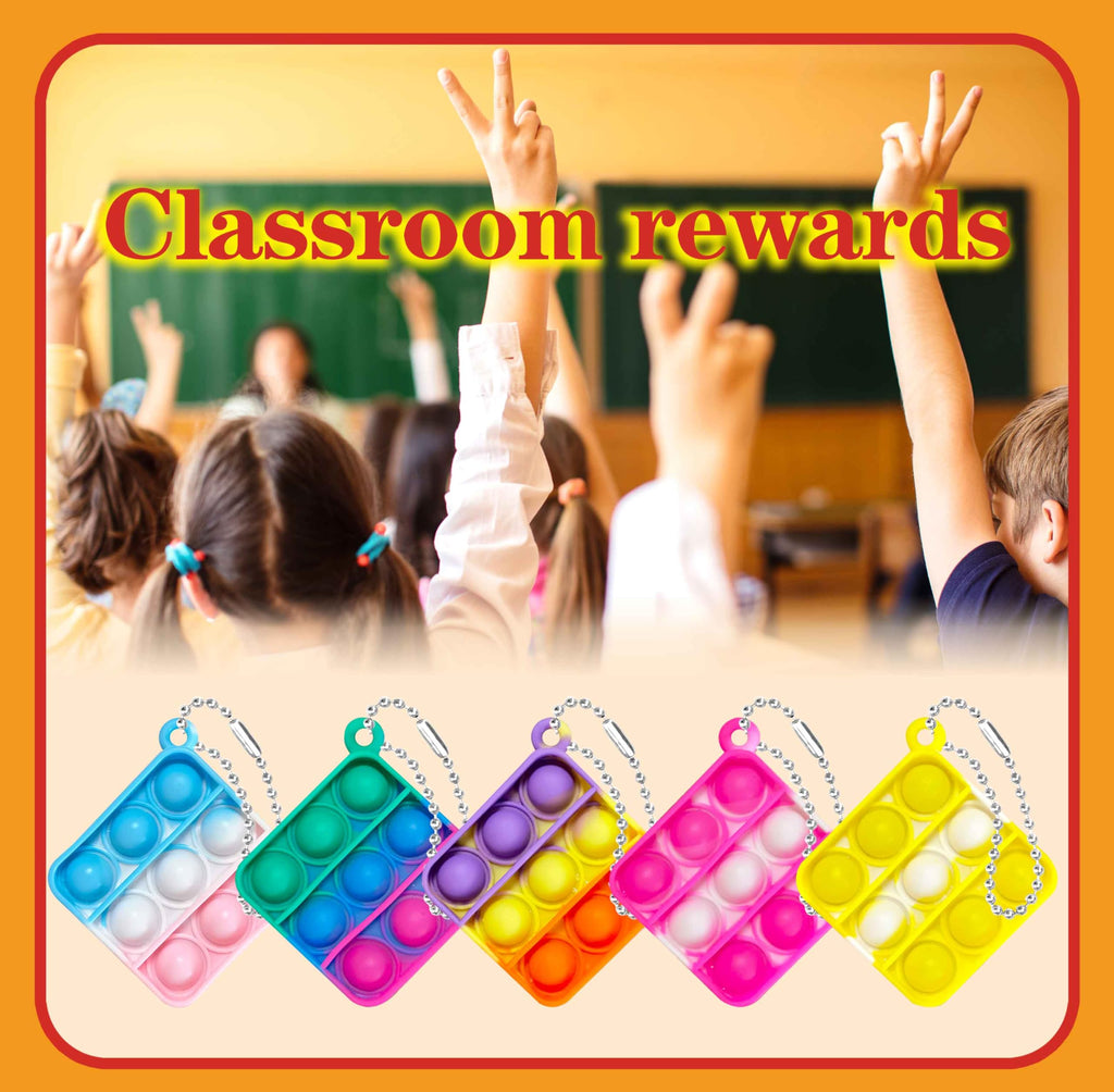 DOPWQAA 200 Pcs Mini Pop Bubble Fidget Toys – Party Favors & Classroom Prizes