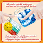DOPWQAA 200 Pcs Mini Pop Bubble Fidget Toys – Party Favors & Classroom Prizes