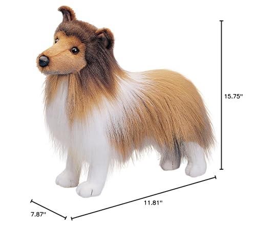 Douglas Dixie Sheltie Plush Toy — 18-Inch Realistic Shetland Sheepdog