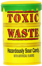 12 x Toxic Waste Hazardously Sour Candy 42G