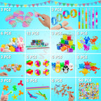 DQstar Party Favors Toy Bundle – 125-Pcs Treasure Box Prizes for Classroom & Parties