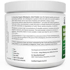 Dr. Berg USDA Organic Green Powder Superfood – Lemon Flavor, 60 Servings