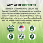Dr. Berg USDA Organic Green Powder Superfood – Lemon Flavor, 60 Servings