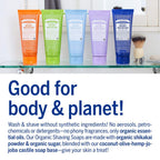 Dr. Bronner's Organic Shaving Soap (7 oz, 3-Count) Lavender, Baby Unscented & Peppermint