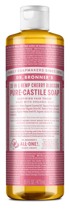 Dr. Bronner's Organic Cherry Blossom Liquid Castile Soap – 16 oz