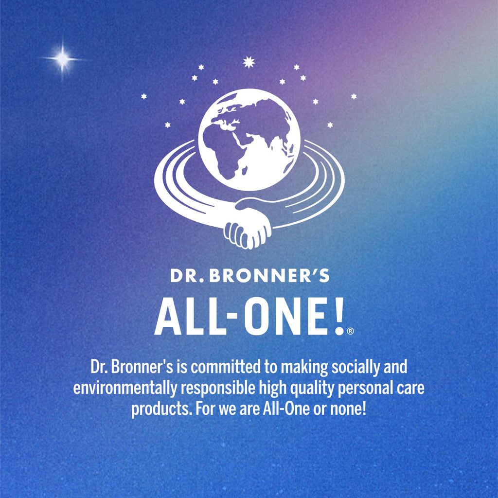 Dr. Bronner's Rose Pure-Castile Soap Liquid – Regenerative Organic Oils, 32oz + Refill