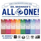 Dr. Bronner's Lavender Pure-Castile Soap Refill (32 oz x 2) – Regenerative Organic Oils, Concentrated, Vegan, Non-GMO