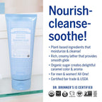 Dr. Bronner's Organic Shaving Soap (7 oz, 3-Count) Lavender, Baby Unscented & Peppermint