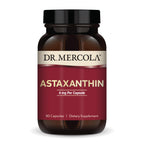 Dr. Mercola Organic Astaxanthin 4 mg - 90 Capsules | Organic Microalgae Extract, Non-GMO