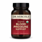 Dr. Mercola Organic Blood Pressure Support – High-Potency Grape Seed Extract, Non-GMO & Soy-Free, 90 Servings