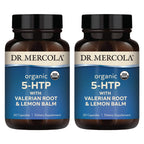 Dr. Mercola Organic 5-HTP with Valerian & Lemon Balm – 2 Pack, Sleep Support
