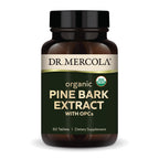 Dr. Mercola Organic Pine Bark Extract - 30 Servings (60 Tablets), OPCs, USDA Organic, Non-GMO