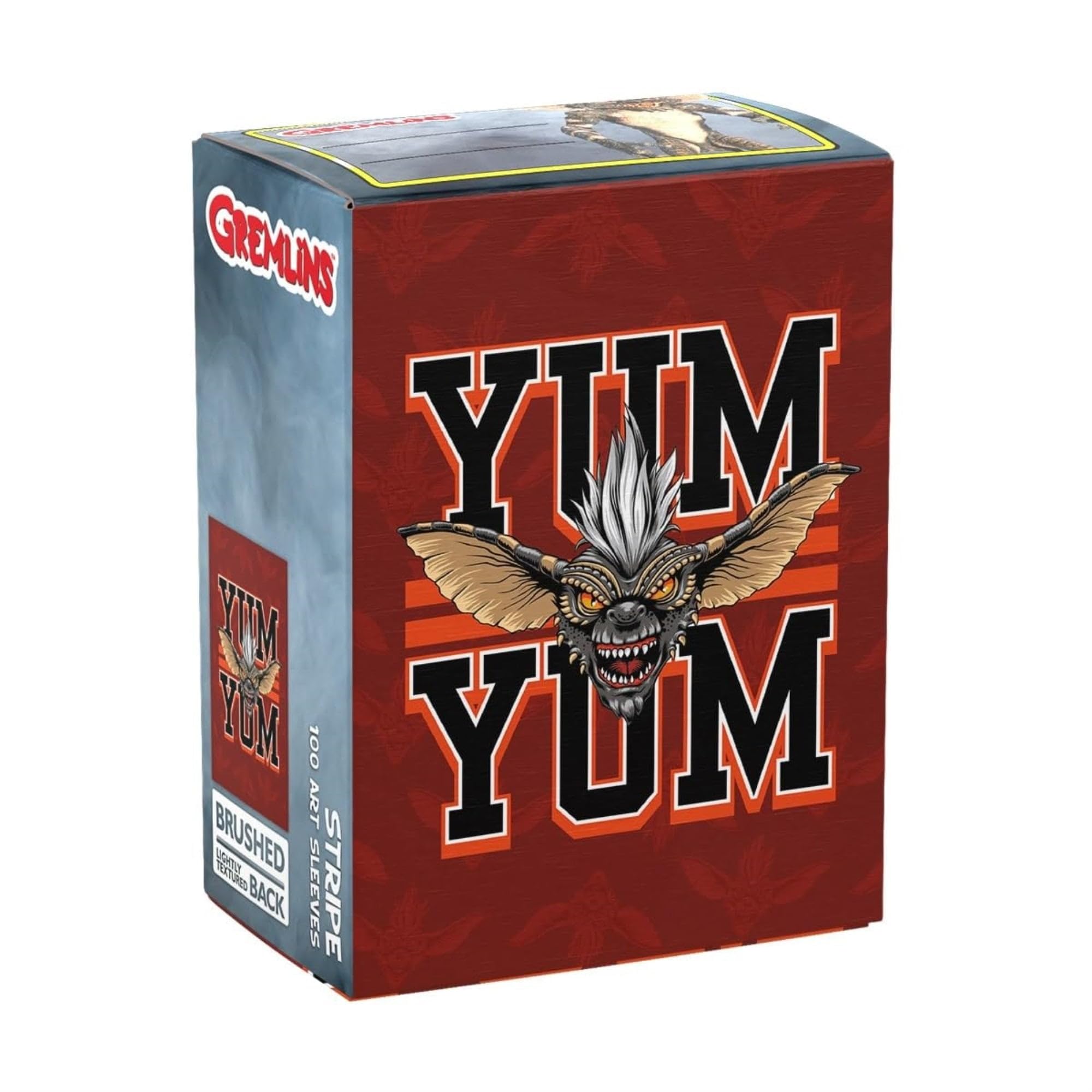 Dragon Shield Brushed Art Sleeves – Gremlins Stripes, 100-Count | Premium TCG Sleeves for Pokemon, MTG, One Piece, Flesh & Blood
