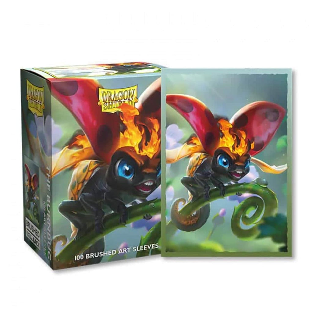 Dragon Shield Brushed Art Sleeves – Spirit Animals Burnbug | 100 CT | Premium TCG Sleeves for Pokemon, MTG, One Piece & Flesh & Blood