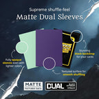 Dragon Shield Matte Dual Standard Size Card Sleeves – 25th Special Edition, 100ct, Blue/Silver | MTG, Pokemon, One Piece