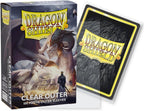 Dragon Shield Matte Clear Outer Sleeves – 100 CT, Standard 63x88 mm, Compatible with Pokemon, MTG, Flesh & Blood, One Piece