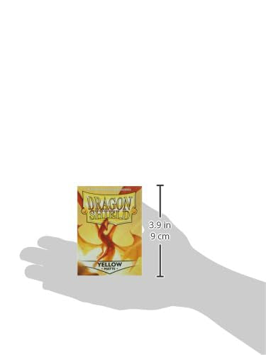 Dragon Shield Matte Card Sleeves – Standard Size, 100 Count – Yellow | Pokemon, MTG, Flesh & Blood, One Piece