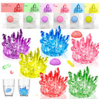 DREACAREFT 24-Pack Valentines Day Crystal Growing Kits for Kids – Cards, Class Party Favors & Gifts