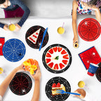 DreamCatching Spider Party Supplies — 20 Plates, 20 Napkins, 1 Tablecloth | Spider Theme Birthday Party Decorations