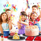 DreamCatching Spider Party Supplies — 20 Plates, 20 Napkins, 1 Tablecloth | Spider Theme Birthday Party Decorations