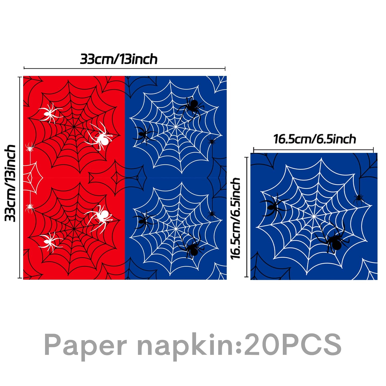 DreamCatching Spider Party Supplies — 20 Plates, 20 Napkins, 1 Tablecloth | Spider Theme Birthday Party Decorations