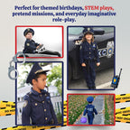 Dress Up America Police Costume for Kids – Realistic Cop Uniform Set with Shirt, Pants, Hat & Accessories