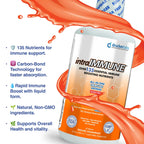 Drucker Labs intraIMMUNE Organic Liquid Immune Support – 32 oz Peach Berry