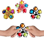 DUBANJOWE 20 Pcs Pop Bubble Fidget Spinner Set – Party Favors, Classroom Prizes, Gifts
