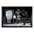 Daniel Dubois v Fabio Wardley Signed White Glove Iconic Frame
