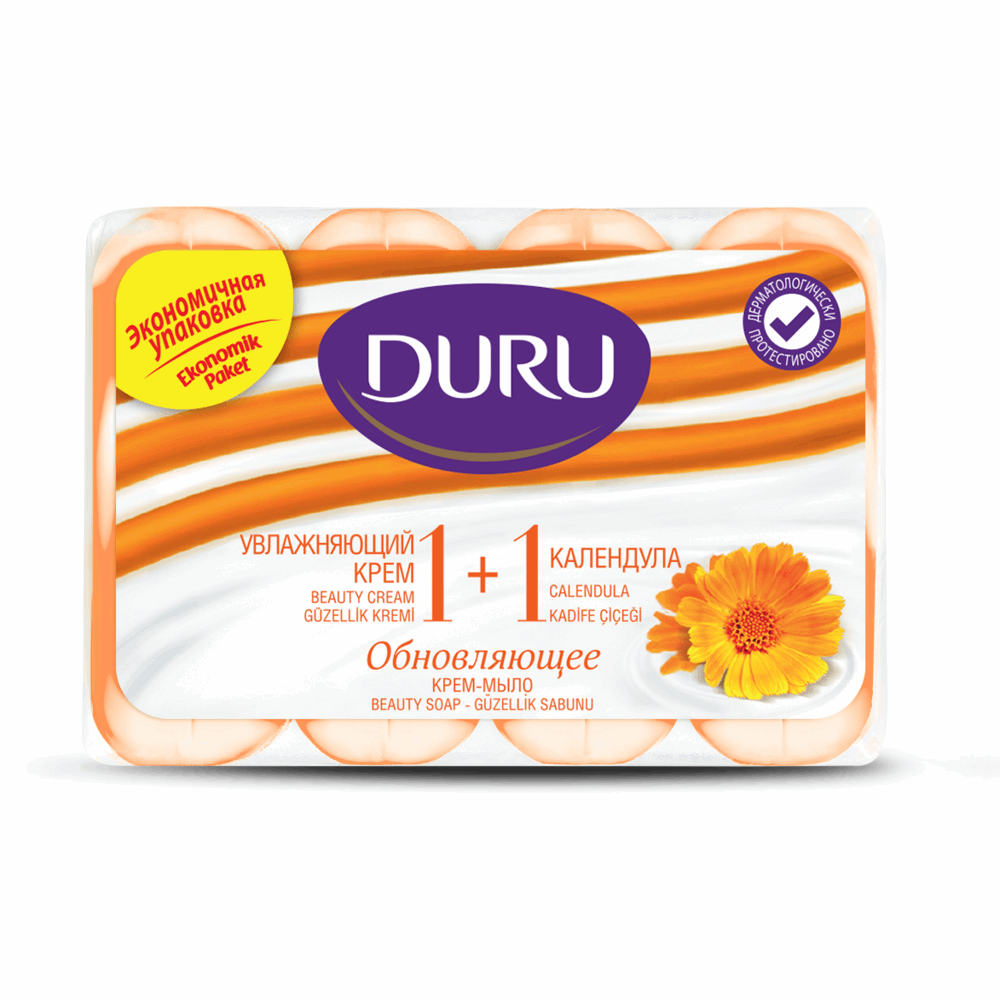 Duru 1+1 Beauty Soap Calendula Kadife Cicegi 4 x 90g