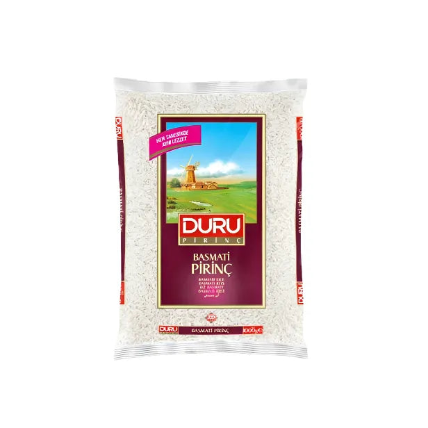 Duru Basmati Rice (Basmati Pirinç), 1kg Bag Pack
