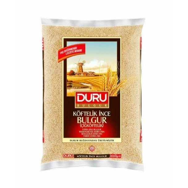 Duru Bulgur Koftelik Ince Bulgur Cigkoftelik Extra Fine Bulgur Pack 5kg