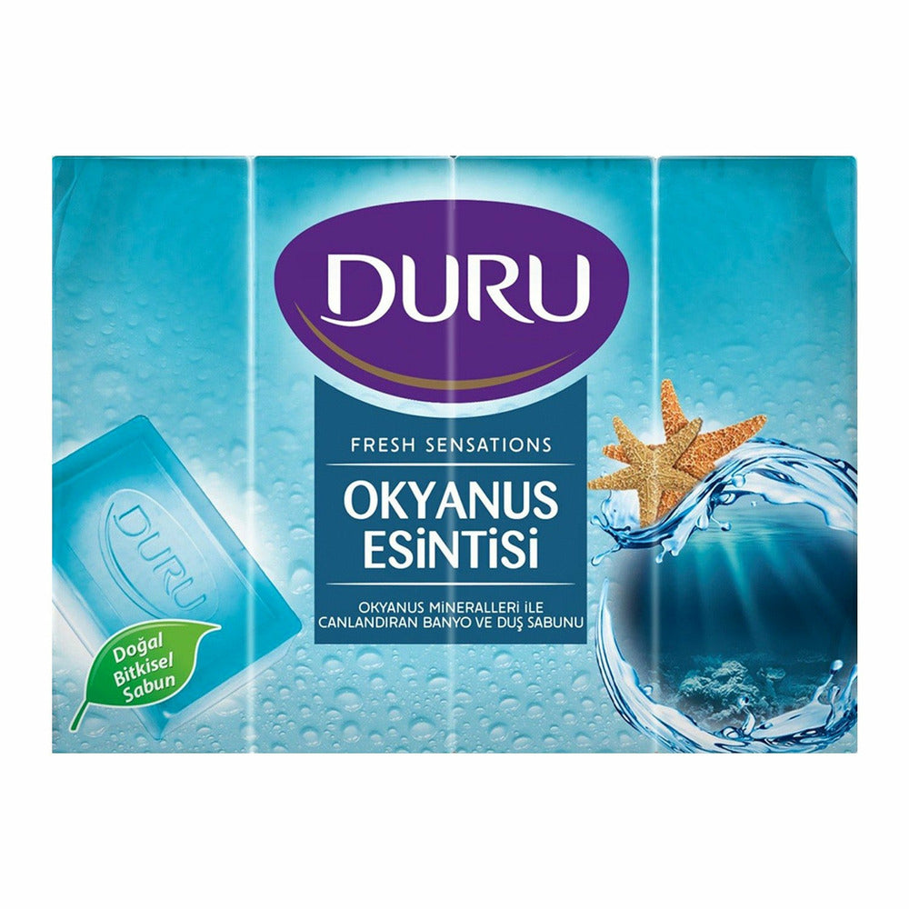 Duru Fresh Sensations Okyanus Esintisi Ocean Breeze Shower Bar Soap Pack 4x150g