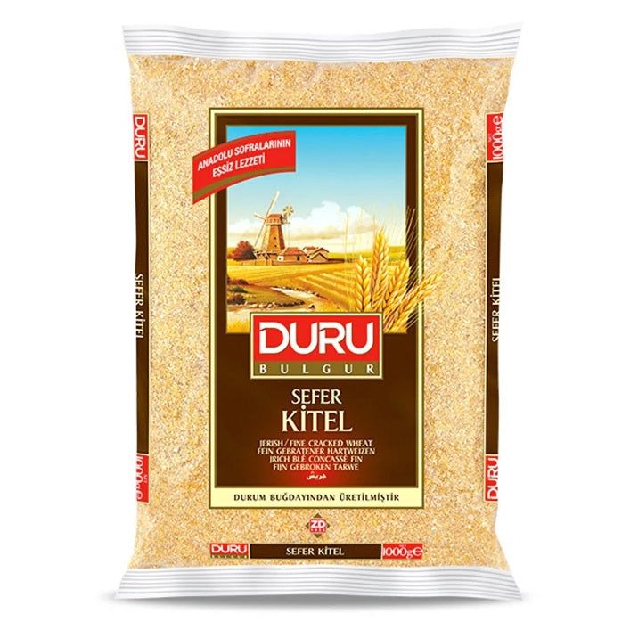 Duru Jerish Fine Cracked Wheat Sefer Kitel, 5kg Large Pack