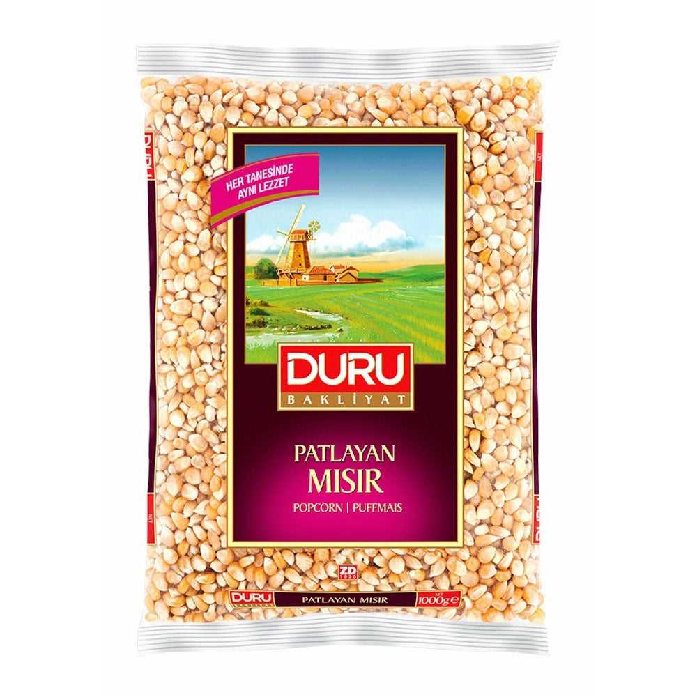 Duru Popcorn Patlayan Misir Maize Kernel Bag Pack 1kg