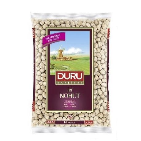 Duru Premium Extra Large Chickpeas (İri Nohut), 1kg Pack